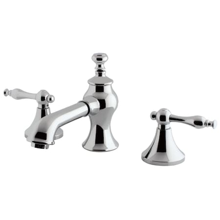 Kingston Brass KC7061NL 8" Widespread Bathroom Faucet, Polished Chrome KC7061NL